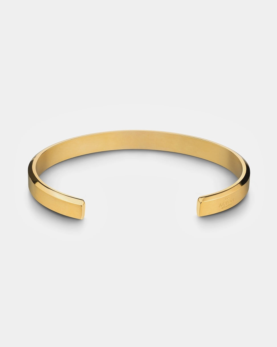 Gold cuff bracelet for men and women