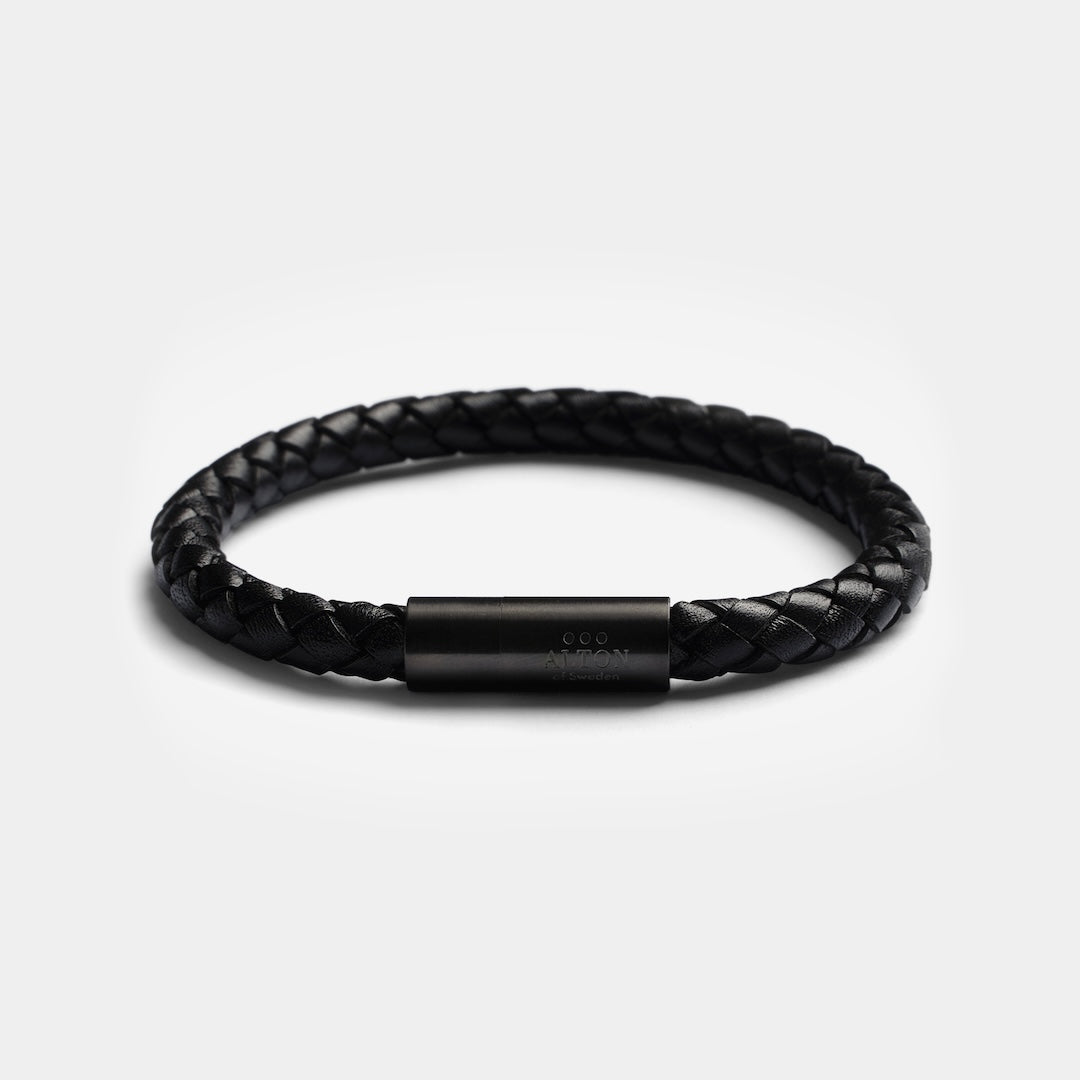 Black Leather Bracelet