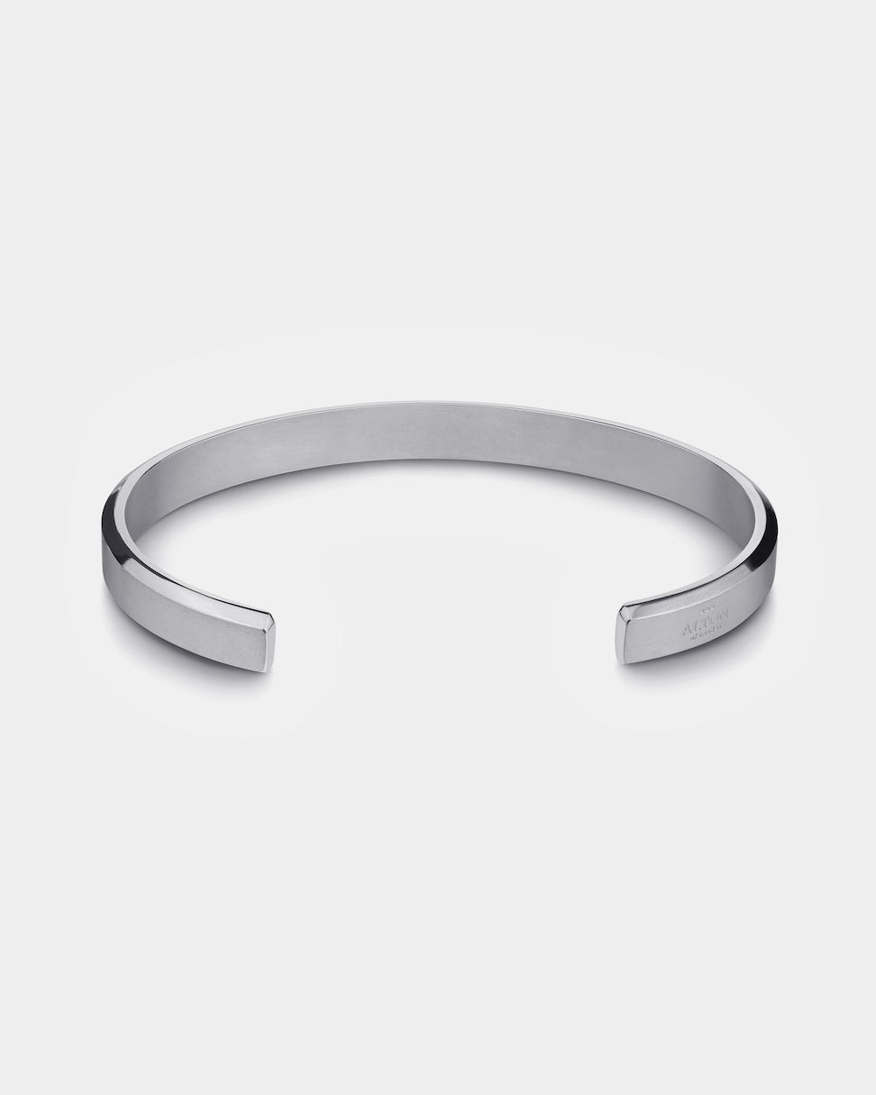 Silver cuff bracelet for men and women