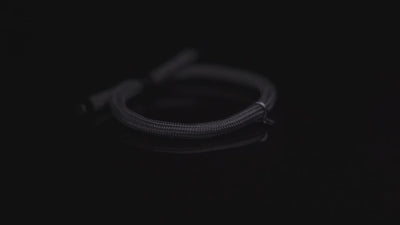 Alton Black Nylon Rope Bracelet for Men and Women