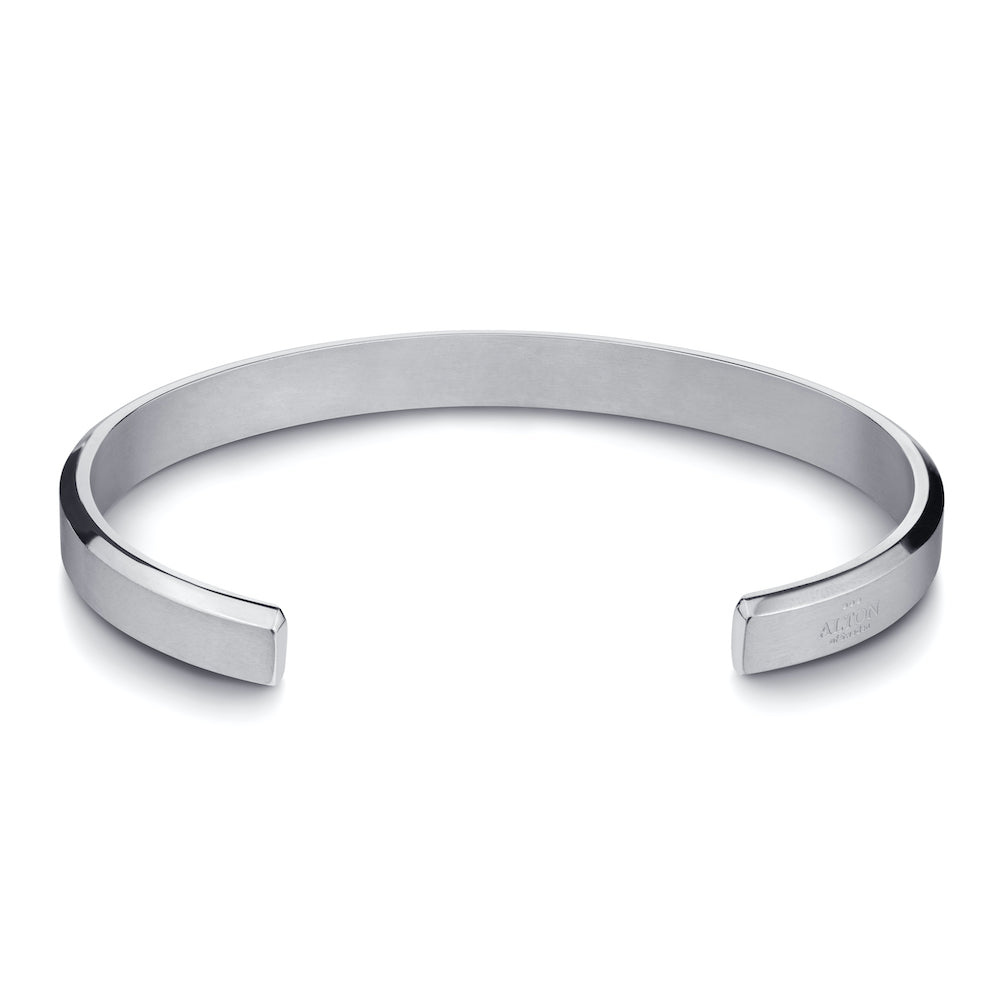 Silver cuff bracelet for men and women